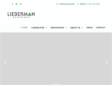Tablet Screenshot of liebermanresearch.com
